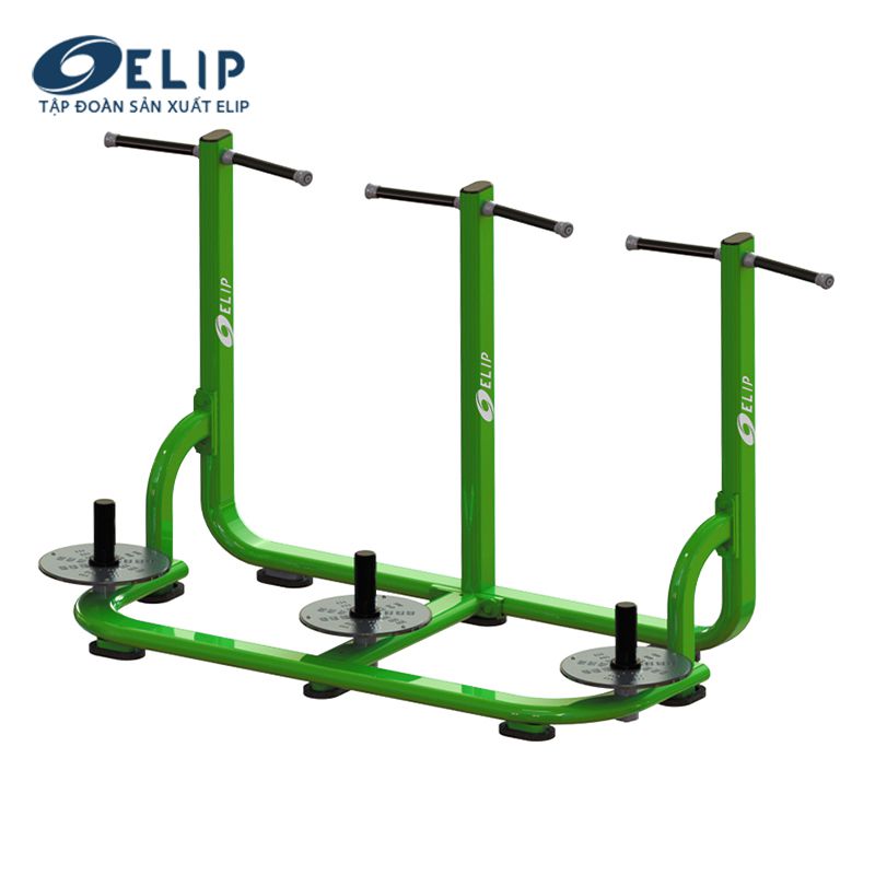 Dụng cụ tập xoay eo công viên ELIP 3 đĩa E3000