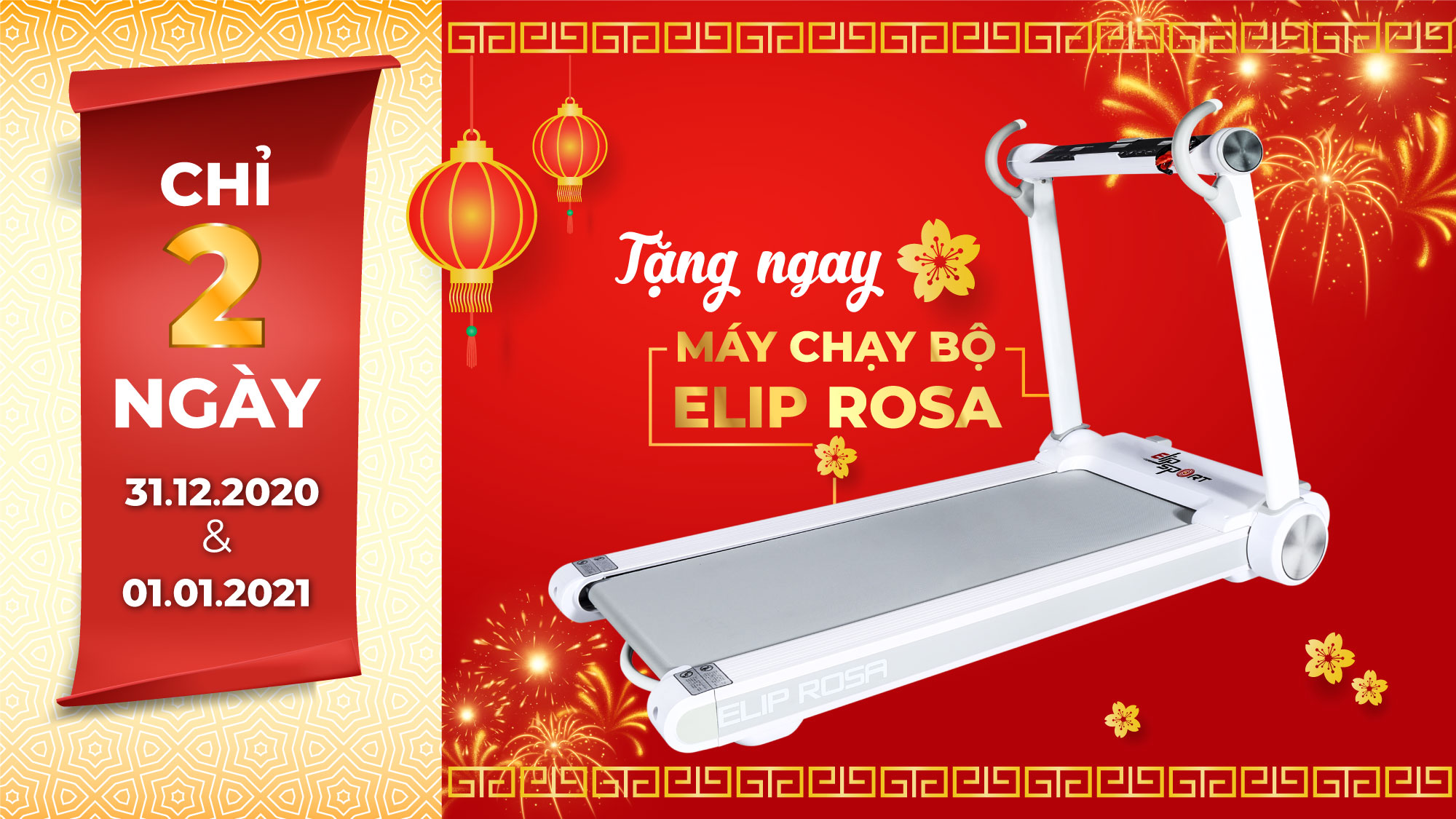 M&aacute;y chạy bộ Rosa l&agrave; thiết bị được thiết kế giới hạn d&agrave;nh ri&ecirc;ng cho chương tr&igrave;nh khuyến m&atilde;i