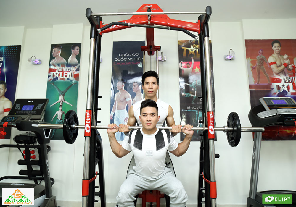 Quốc Cơ &ndash; Quốc Nghiệp set up ph&ograve;ng gym tại gia