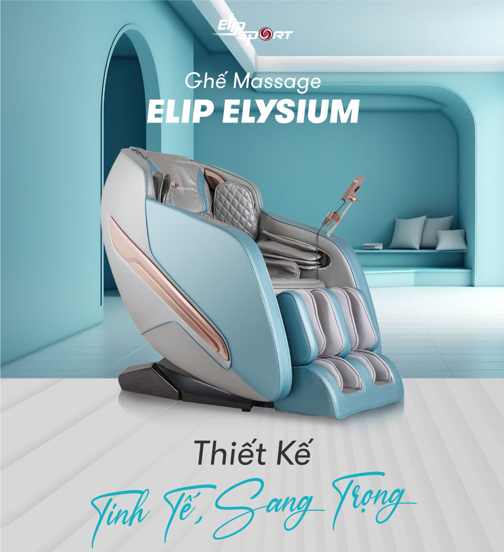 Chọn ghế massage ELIP Elysium L&agrave;m qu&agrave; nh&acirc;n dịp lễ 30 th&aacute;ng 4 & 1 th&aacute;ng 5