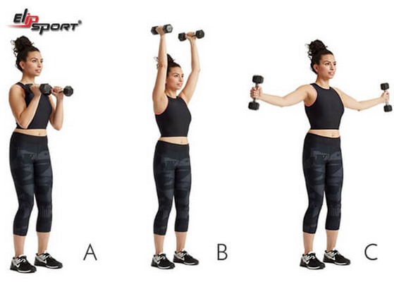 hướng dẫn tập tạ 5kg đ&uacute;ng c&aacute;ch