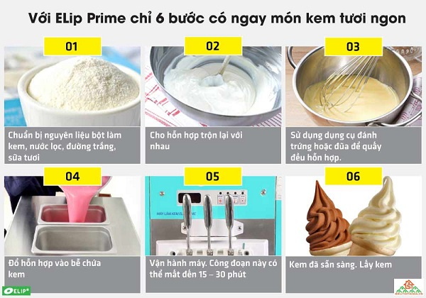 m&aacute;y l&agrave;m kem tươi