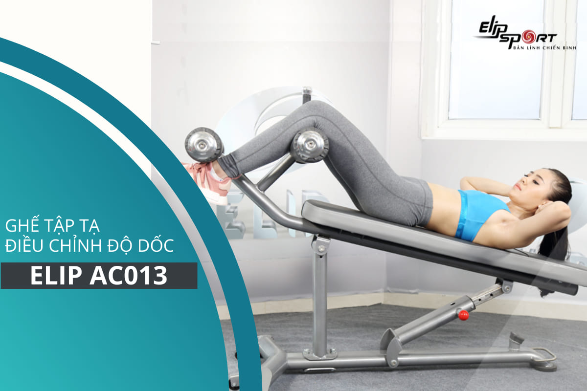 Ghế tập tạ đa năng điều chỉnh độ dốc ELIP AC013