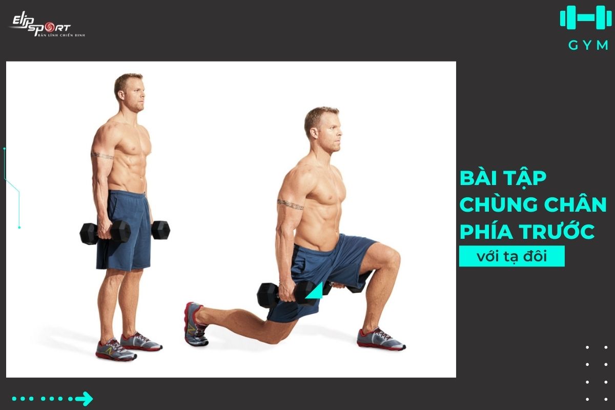 tập ch&acirc;n với tạ đ&ocirc;i