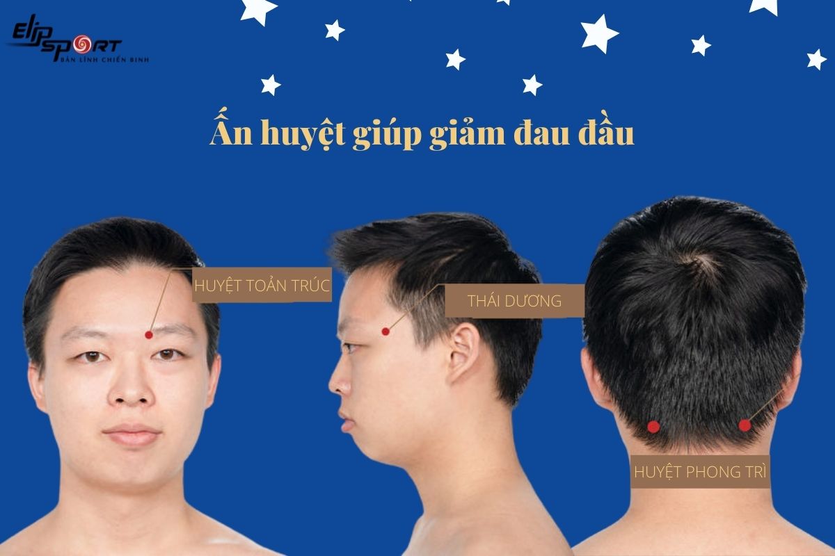 ấn huyệt khi bị thiếu ngủ đau đầu