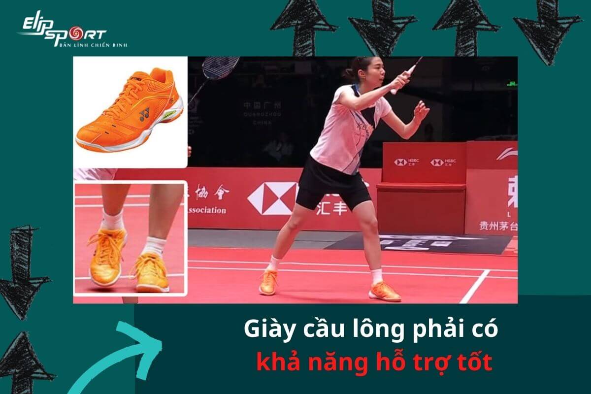 c&aacute;ch chọn gi&agrave;y chơi cầu l&ocirc;ng