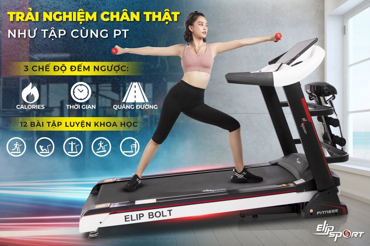 máy chạy bộ ELIP Bolt