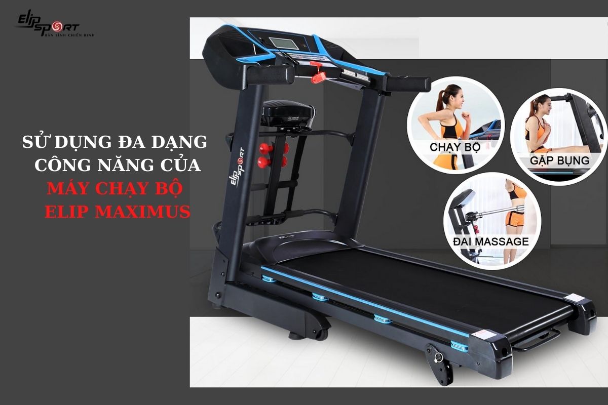 hướng dẫn sử dụng máy chạy bộ ELIP Maximus