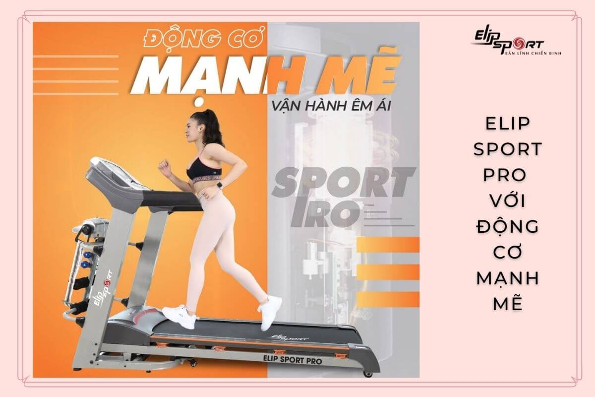 máy chạy bộ ELIP Sport Pro