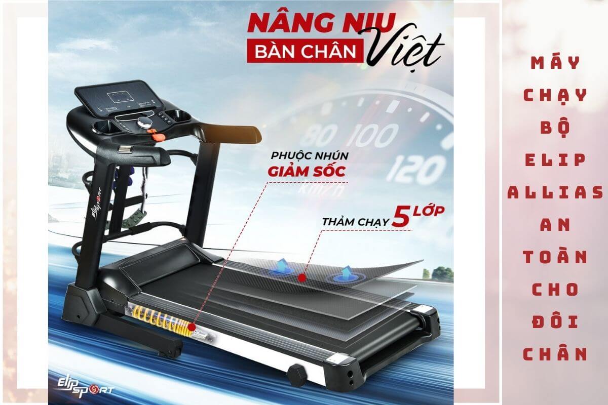 máy chạy bộ ELIP Allias