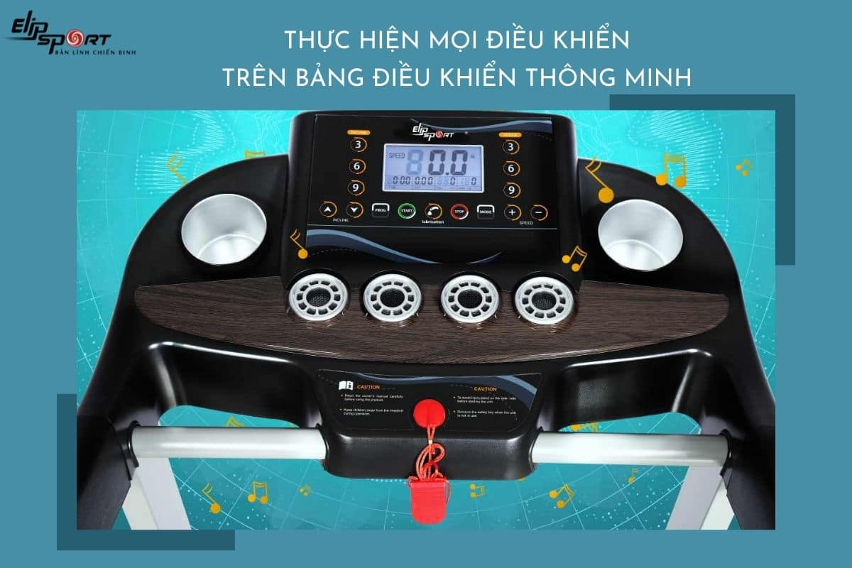 hướng dẫn sử dụng máy chạy bộ ELIP Conal đơn năng