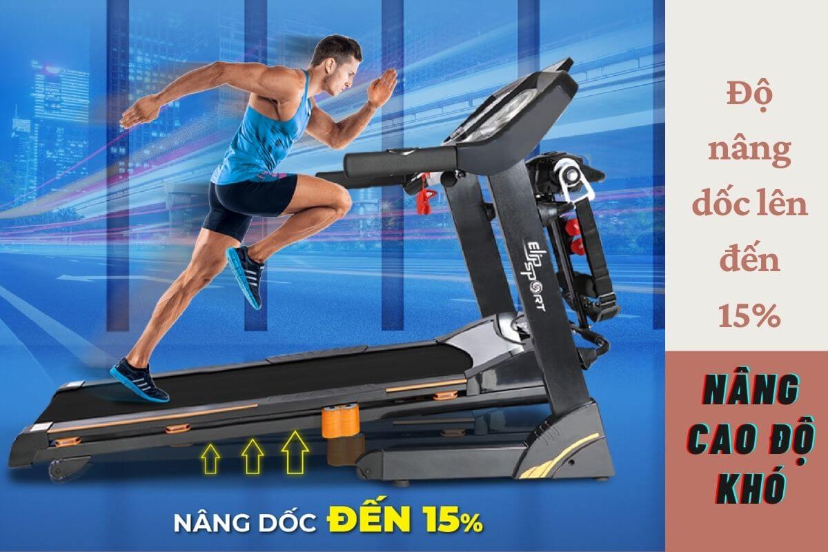 Hướng dẫn sử dụng máy chạy bộ ELIP 1800 đơn giản nhanh chóng