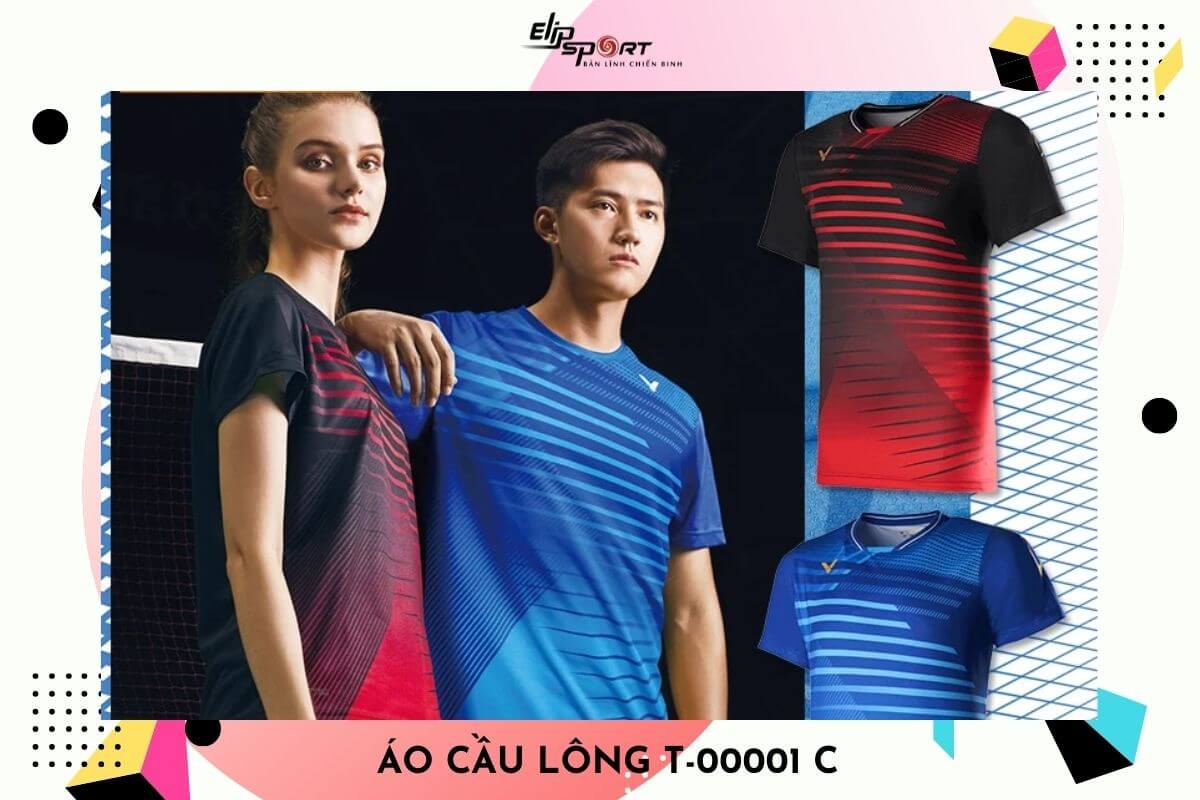 &aacute;o cầu l&ocirc;ng victor nam