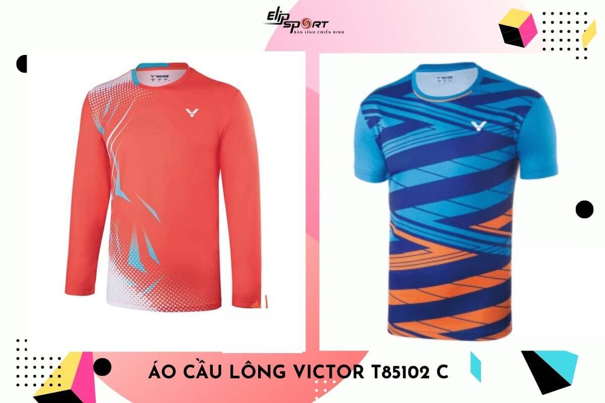 &aacute;o cầu l&ocirc;ng victor nam