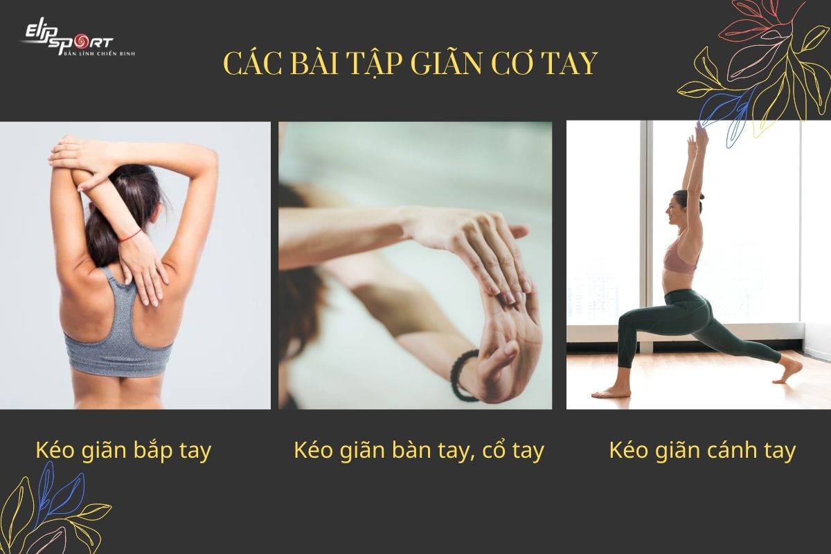 Những bài tập giãn cơ tay hiệu quả nhanh chóng