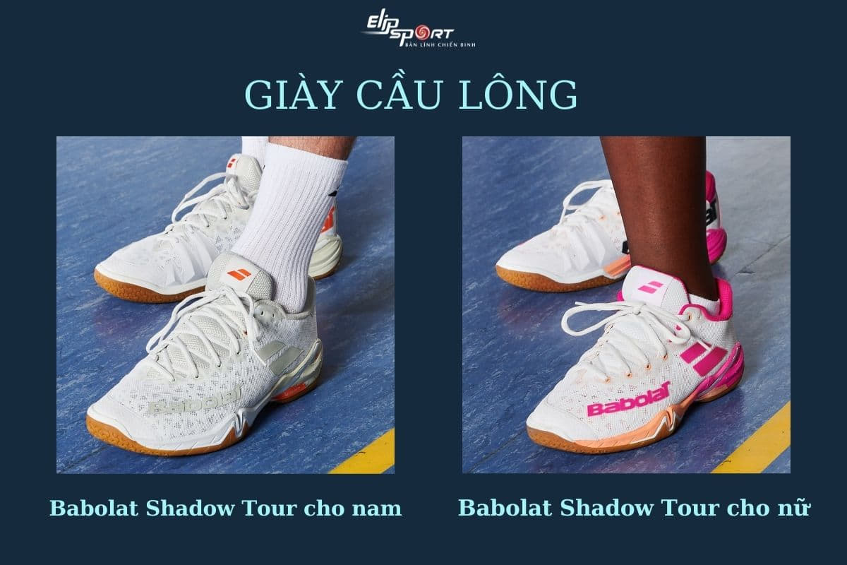 Gi&agrave;y cầu l&ocirc;ng Babolat Shadow Tour Men