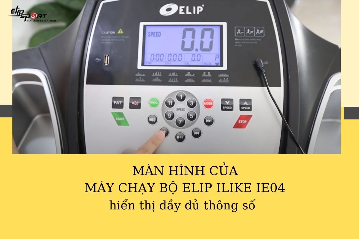 hướng dẫn sử dụng máy chạy bộ Elip Ilike Ie04