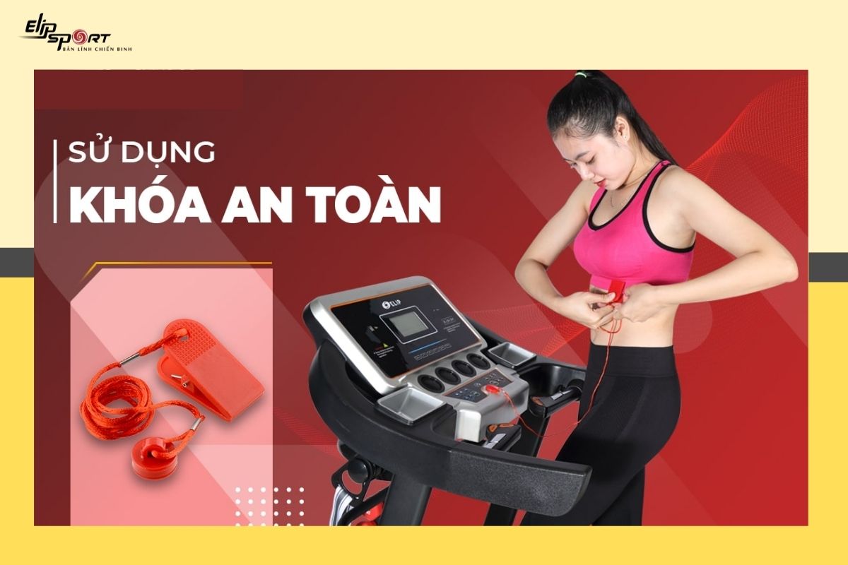Đeo khóa an toàn vào người
