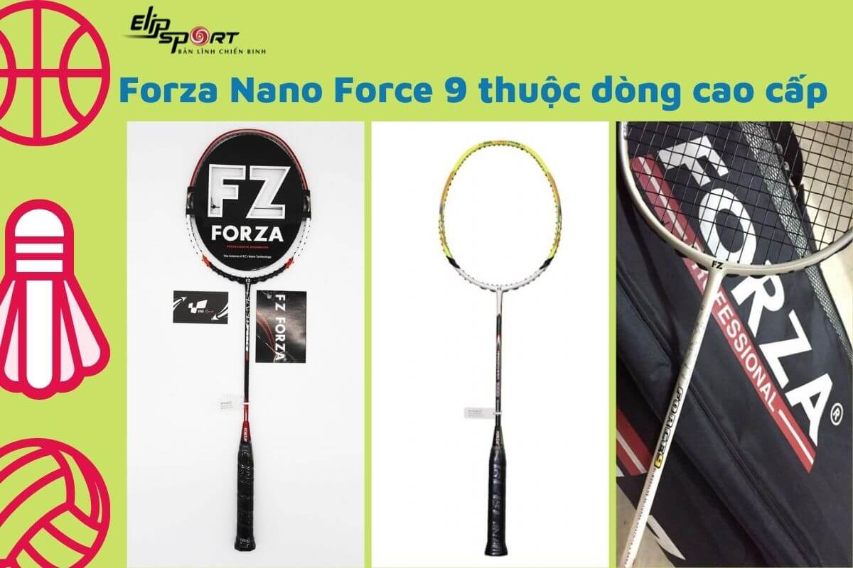 vợt cầu l&ocirc;ng Forza Nano Force 9