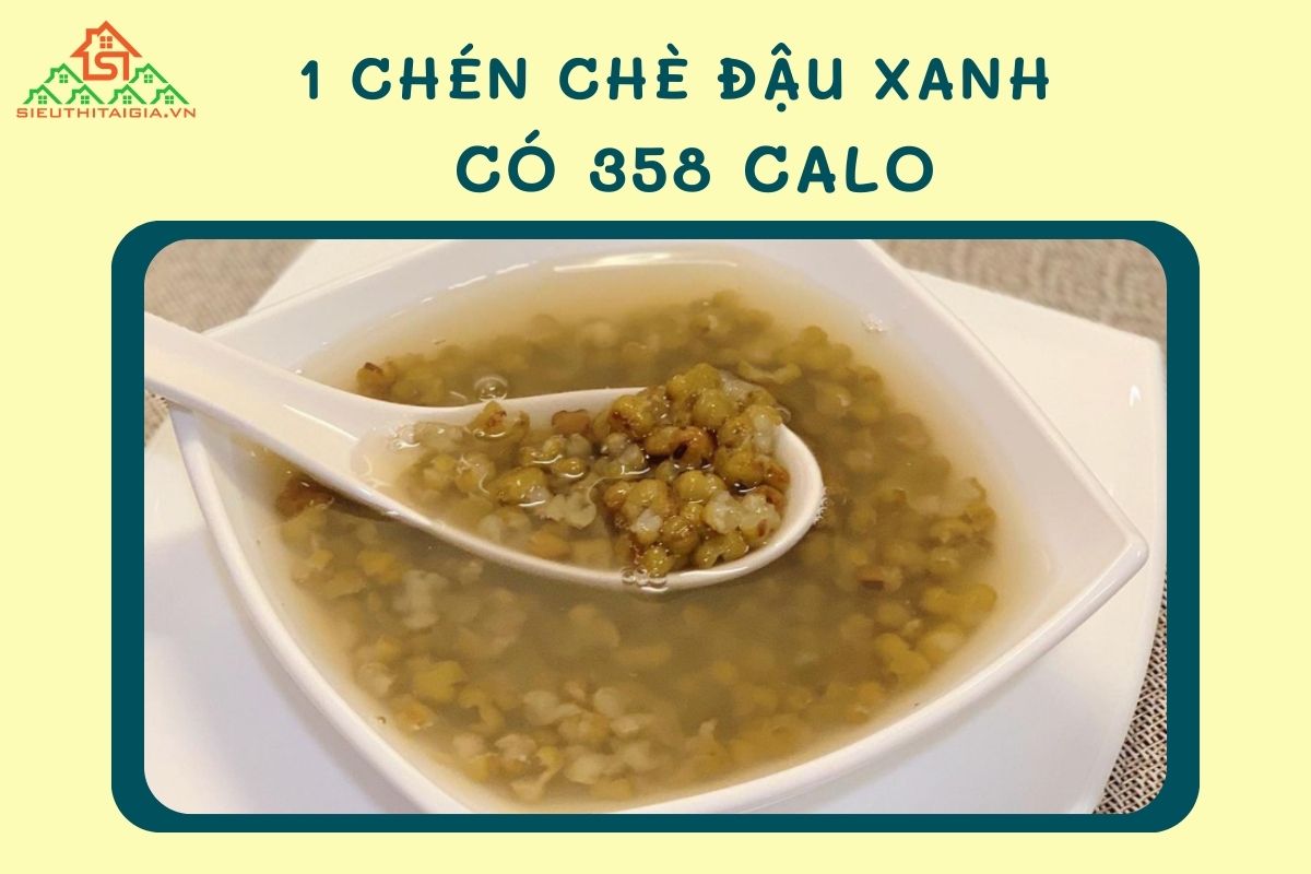 1 ch&eacute;n ch&egrave; đậu xanh bao nhi&ecirc;u calo