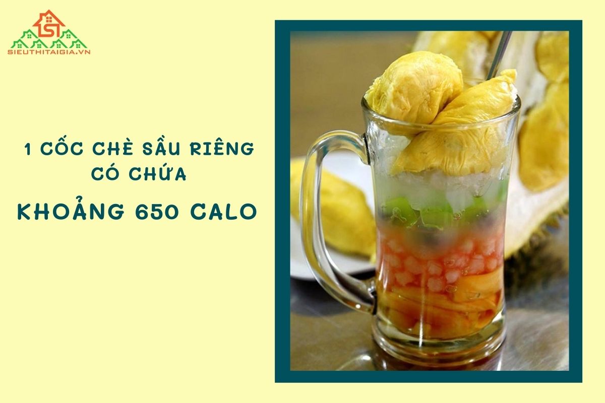 ch&egrave; sầu ri&ecirc;ng bao nhi&ecirc;u calo