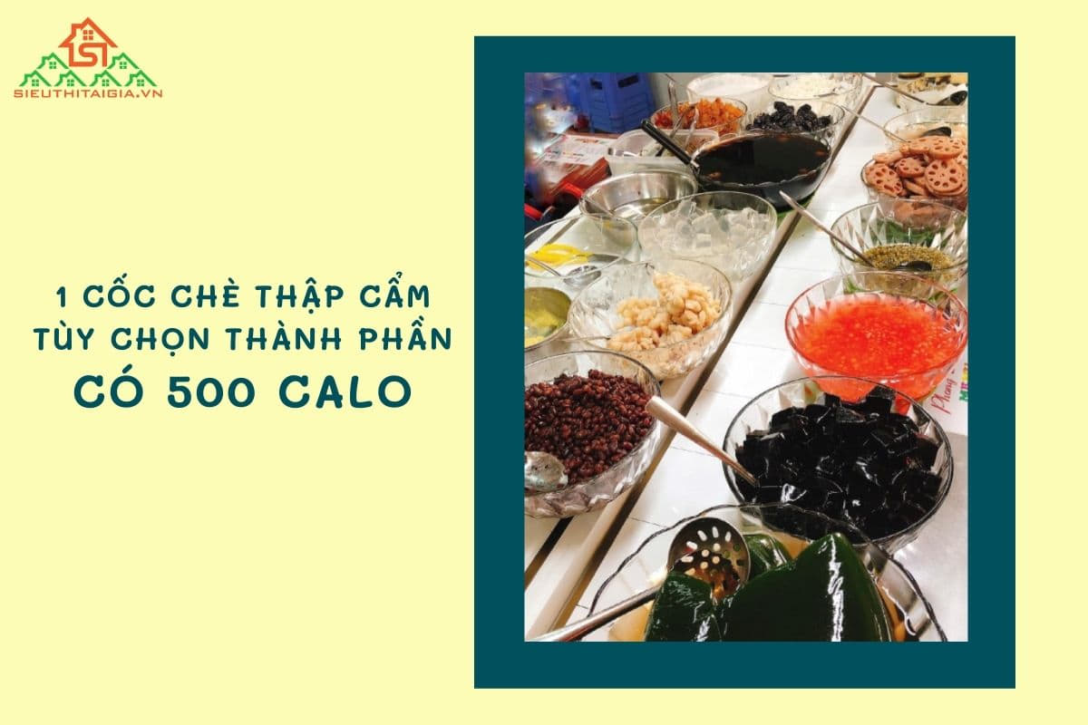 1 cốc ch&egrave; thập cẩm bao nhi&ecirc;u calo