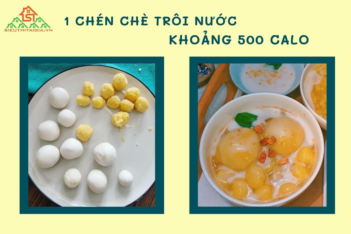 ch&egrave; tr&ocirc;i nước bao nhi&ecirc;u calo