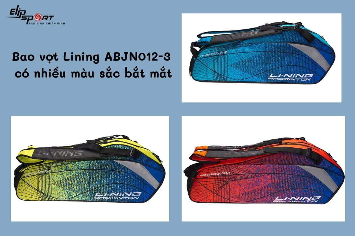 Bao vợt cầu l&ocirc;ng Lining ABJN012-3