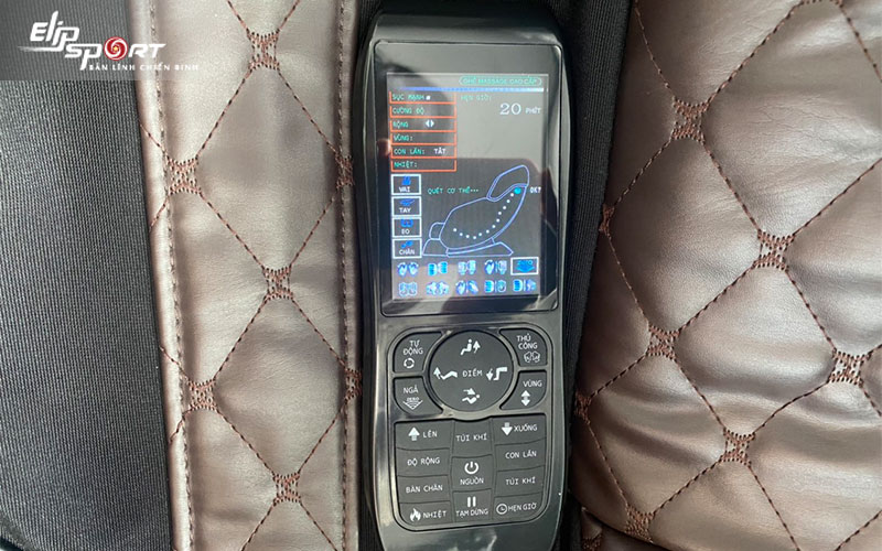 Cách sử dụng remote và các chương trình cài đặt sẵn trên ghế massage ELIP Nobel