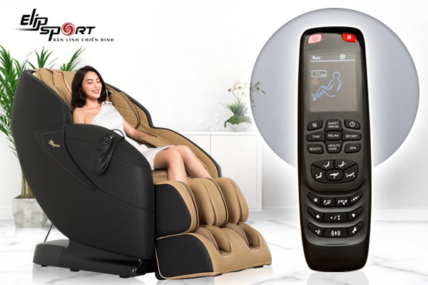 Cách sử dụng remote và các chương trình cài đặt sẵn trên ghế massage ELIP Ares