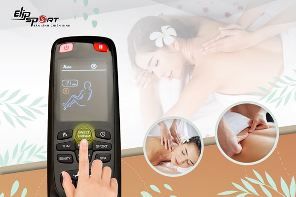 Cách sử dụng remote và các chương trình cài đặt sẵn trên ghế massage ELIP Ares