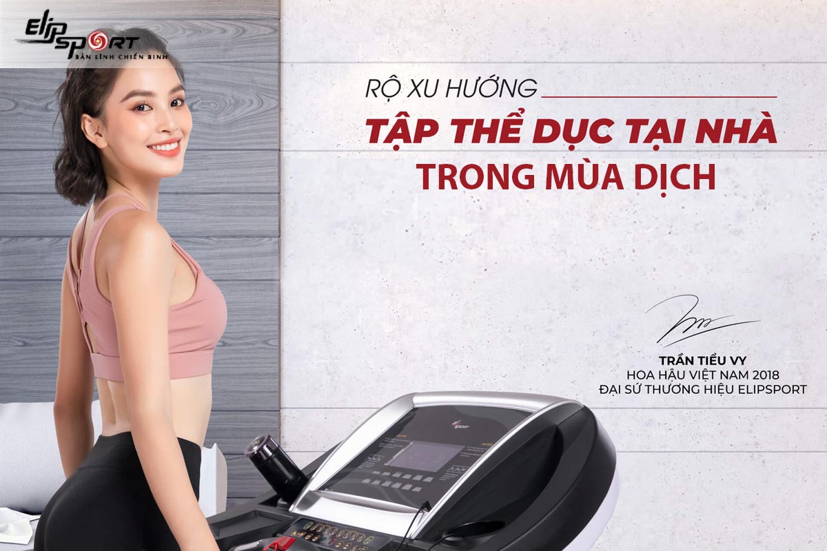 Chạy bộ tại nhà đang được nhiều người lựa chọn trong mùa dịch
