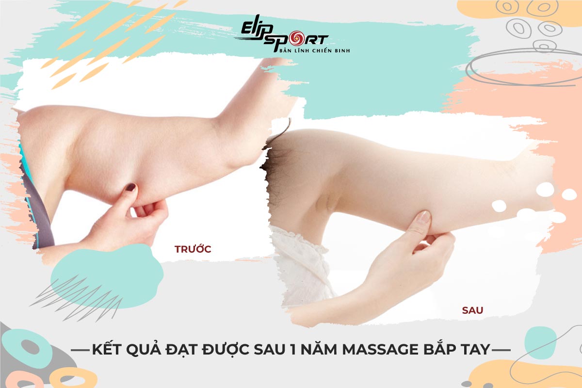 c&aacute;ch massage giảm mỡ bắp tay