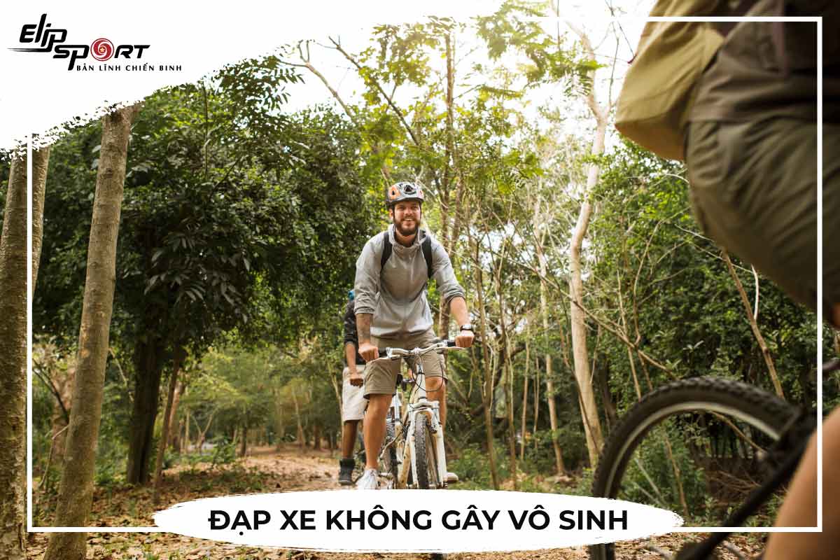 đạp xe g&acirc;y v&ocirc; sinh