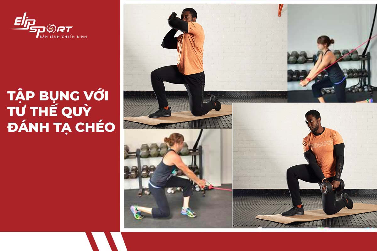 tập bụng với tạ tay