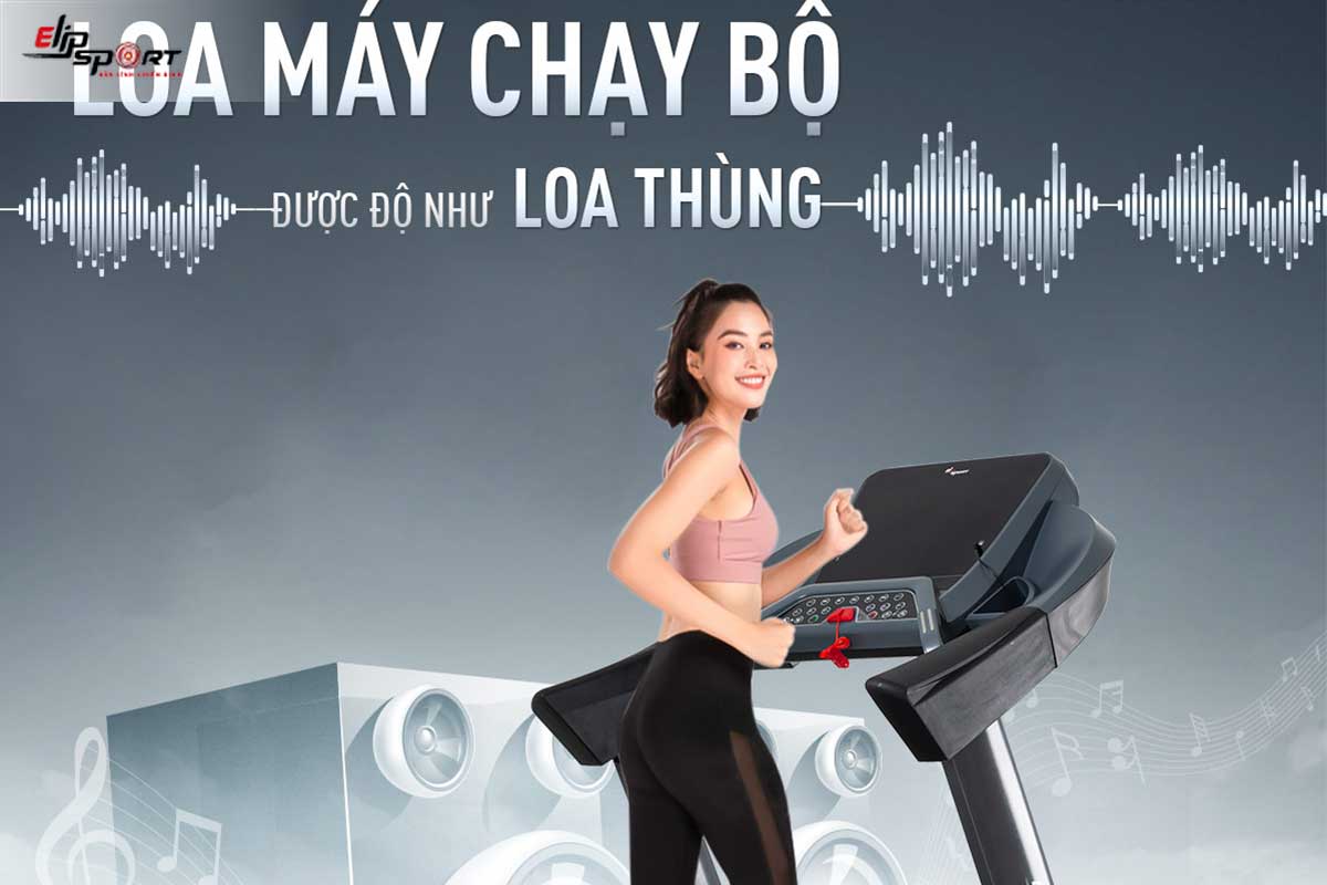 Jack cắm MP3 trên máy chạy bộ