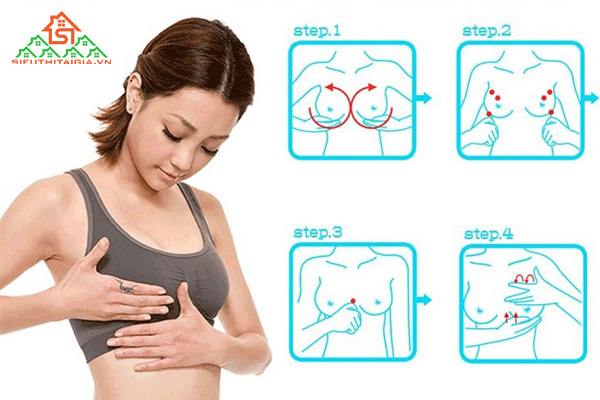 c&aacute;ch massage ngực ph&aacute;t triển