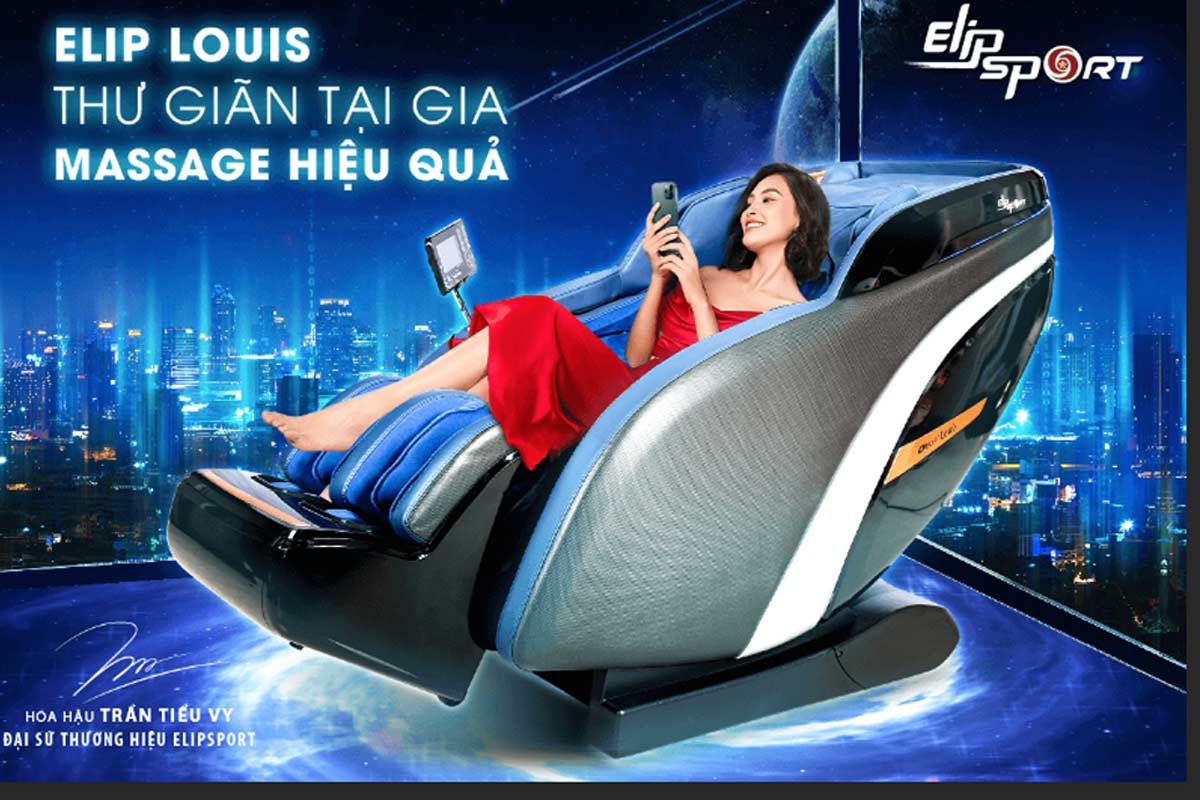 ghế matxa elip louis