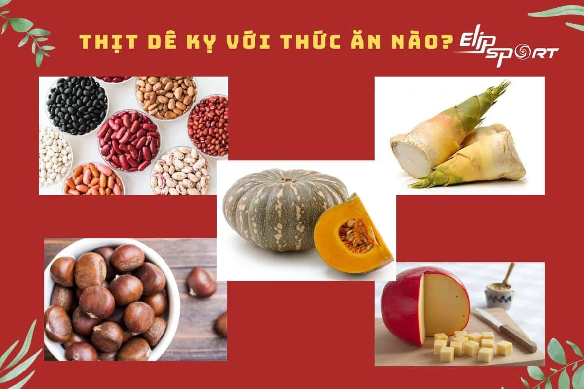 Thịt d&ecirc; kỵ với thức ăn n&agrave;o