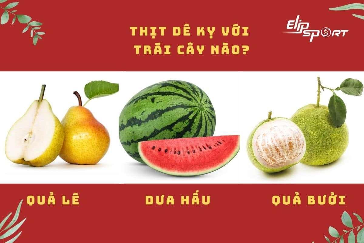 Thịt d&ecirc; kỵ với thức ăn n&agrave;o