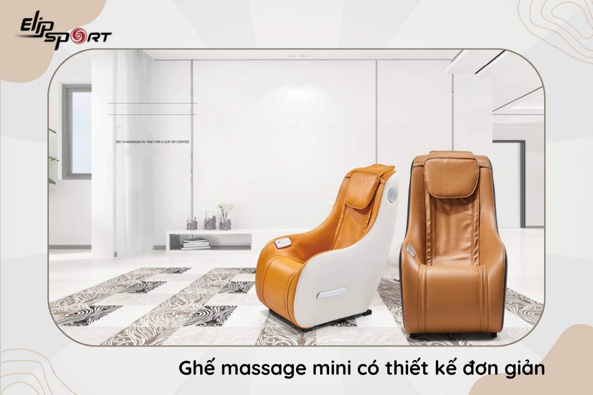 Ghế massage mini c&oacute; thiết kế đơn giản