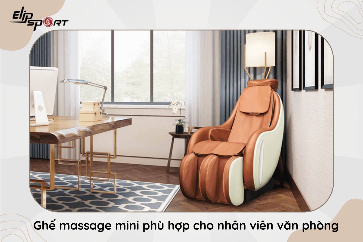 Ghế massage mini ph&ugrave; hợp cho nh&acirc;n vi&ecirc;n văn ph&ograve;ng