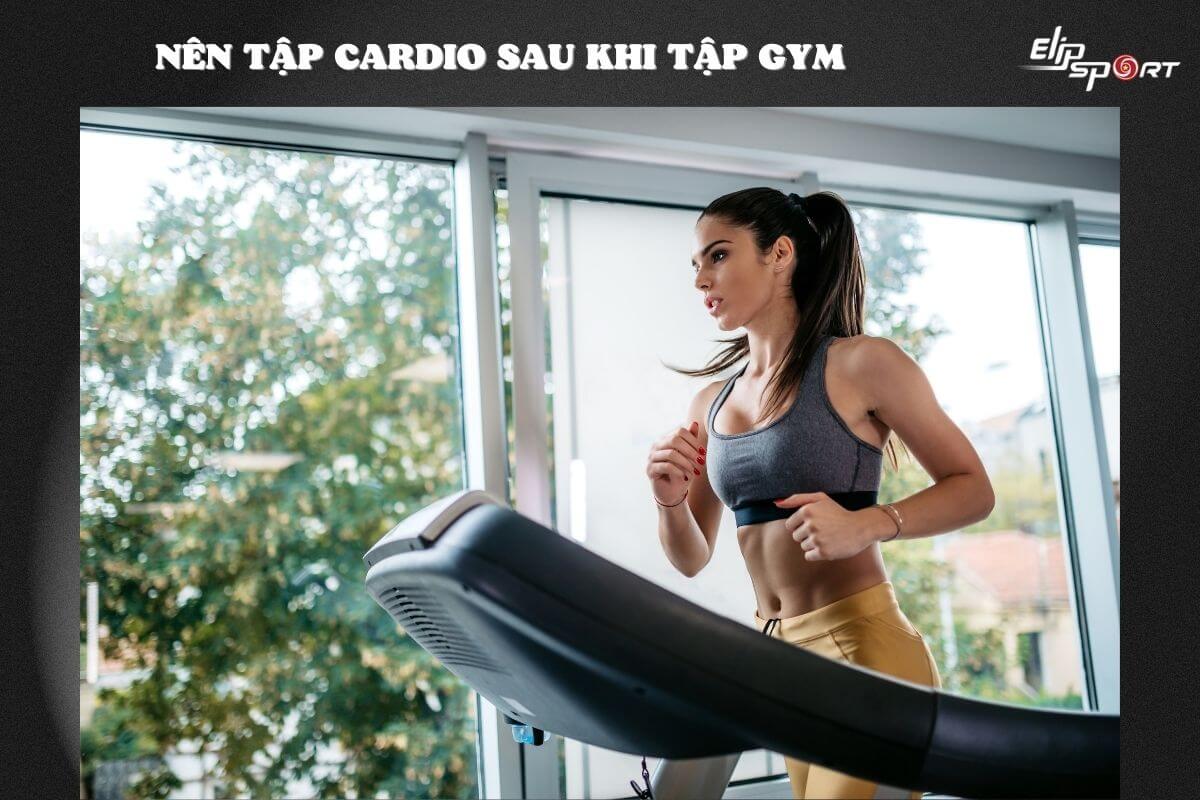 tập cardio giảm cân với máy chạy bộ