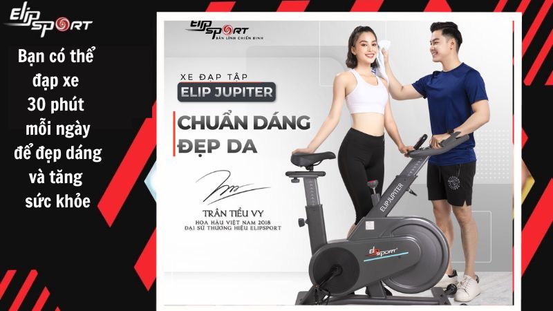 Bạn c&oacute; thể đạp xe 30 ph&uacute;t mỗi ng&agrave;y để tăng cường sức khỏe