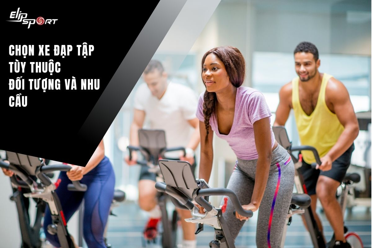 xe đạp tập thể dục có yên