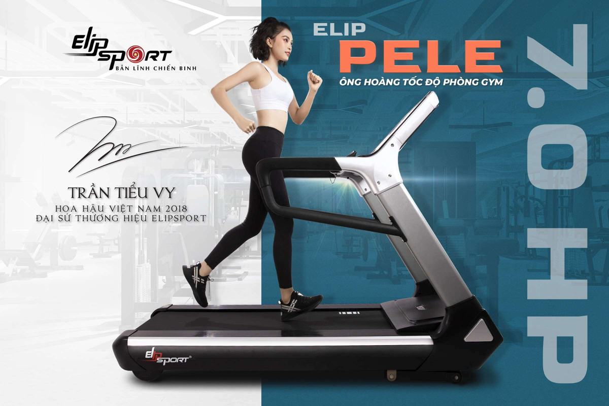 máy chạy bộ elip pele