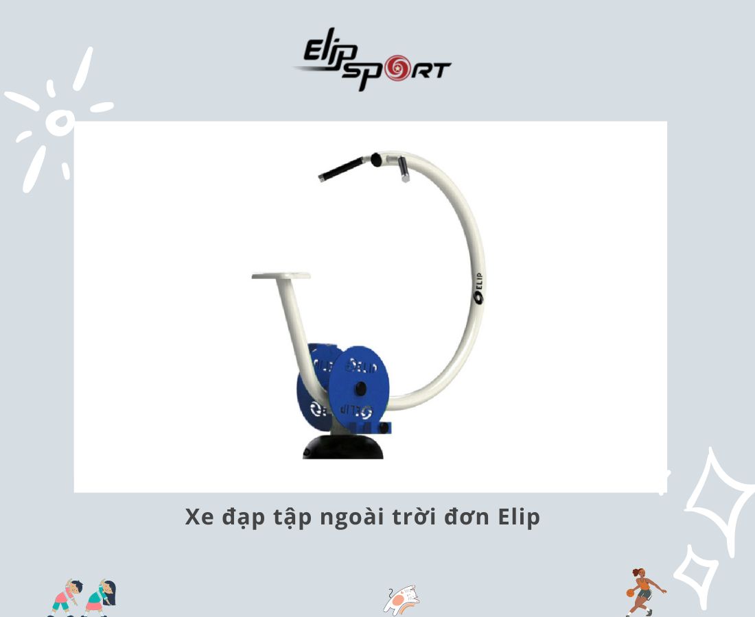 xe đạp tập thể dục ngo&agrave;i trời