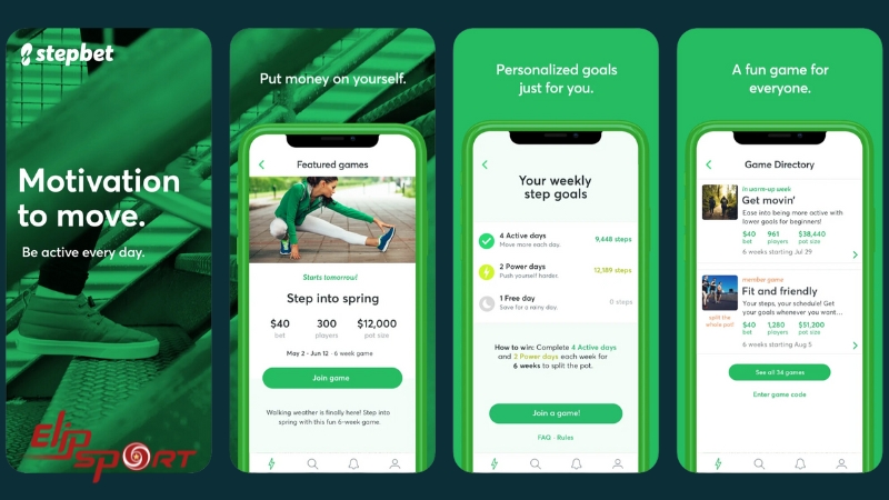 StepBet l&agrave; một app chạy bộ kiếm tiền c&ograve;n kh&aacute; mới v&agrave; chỉ c&oacute; tr&ecirc;n Android