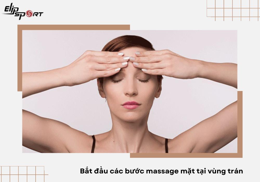 c&aacute;c bước massage mặt đơn giản