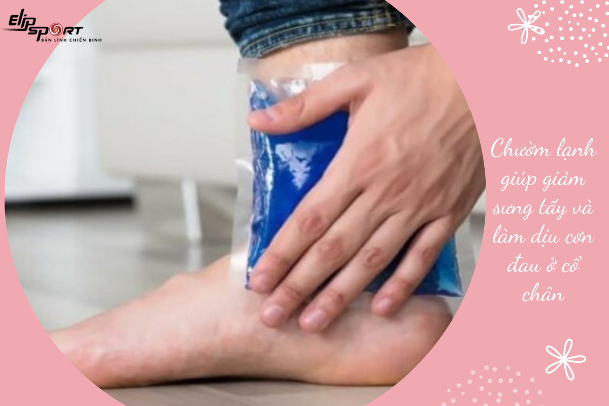 đau cổ ch&acirc;n khi chạy bộ